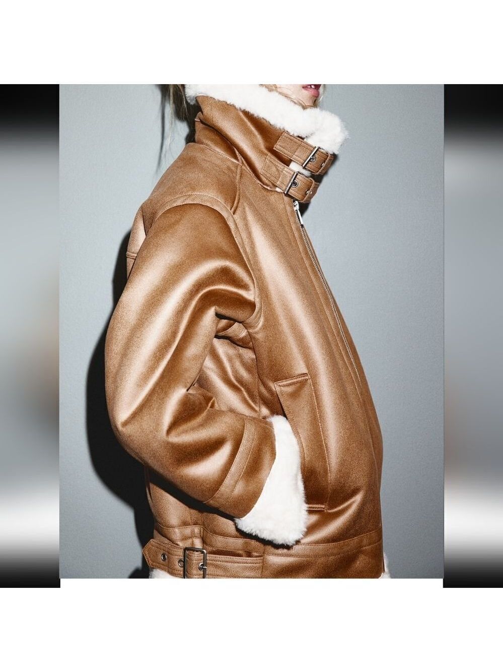 H&M Aviator Jacket Large - Picture 2 of 12